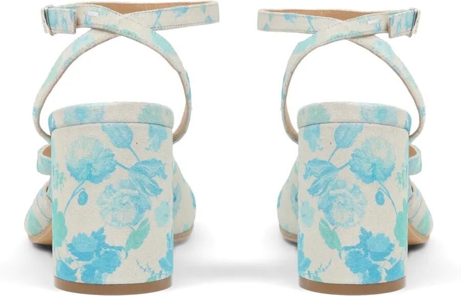 Maison Margiela Tabi pumps met bloemenprint Beige - Foto 3