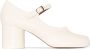 Maison Margiela Tabi pumps met enkelbandje dames leerleerleer 35.5 Wit - Thumbnail 1