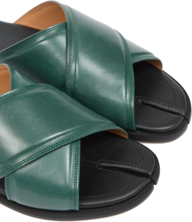 Maison Margiela Tabi sandalen met gekruiste bandjes Groen - Foto 2