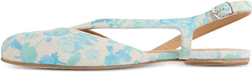 Maison Margiela Tabi slingback pumps Beige