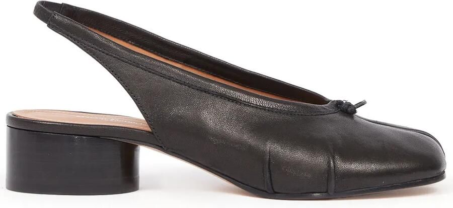 Maison Margiela Tabi slingback pumps Zwart