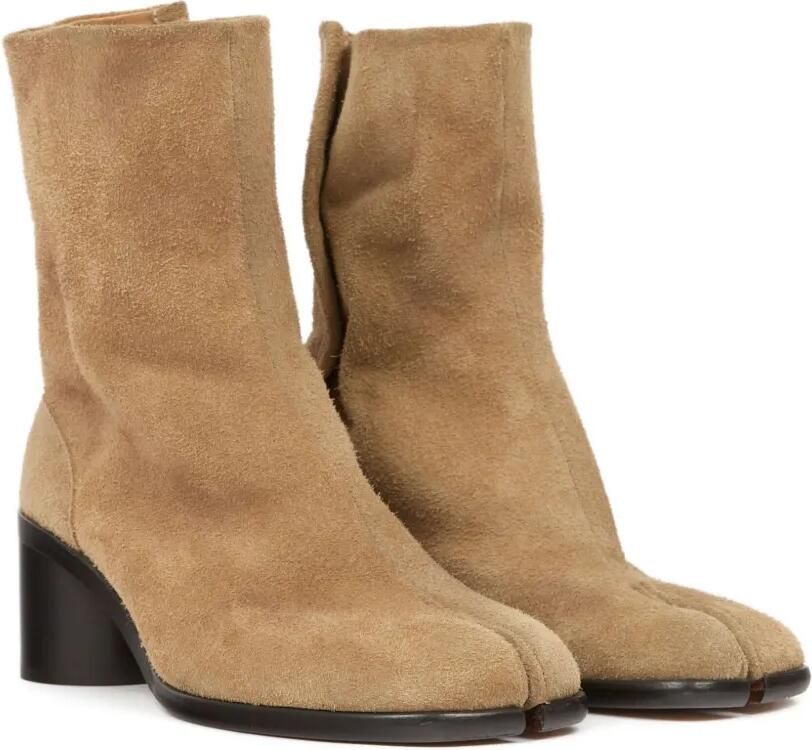 Maison Margiela Tabi suède enkellaarzen Bruin - Foto 5