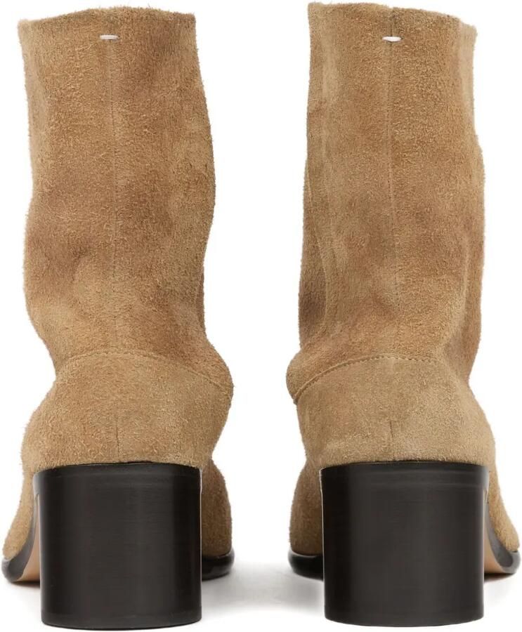 Maison Margiela Tabi suède enkellaarzen Bruin - Foto 3