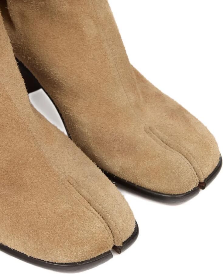 Maison Margiela Tabi suède enkellaarzen Bruin - Foto 4