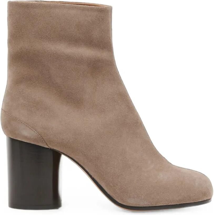Maison Margiela Tabi suède enkellaarzen Grijs