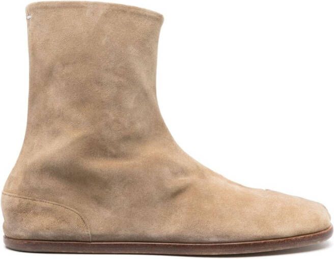 Maison Margiela Tabi suède laarzen Beige