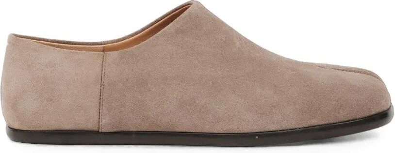 Maison Margiela Tabi suède loafers Beige