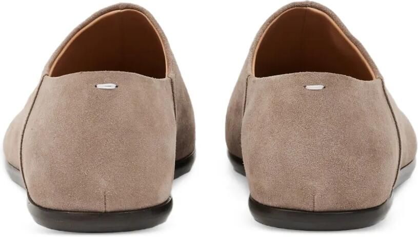 Maison Margiela Tabi suède loafers Beige - Foto 4