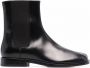 Maison Margiela Tabi Chelsea leren laarzen Zwart - Thumbnail 1