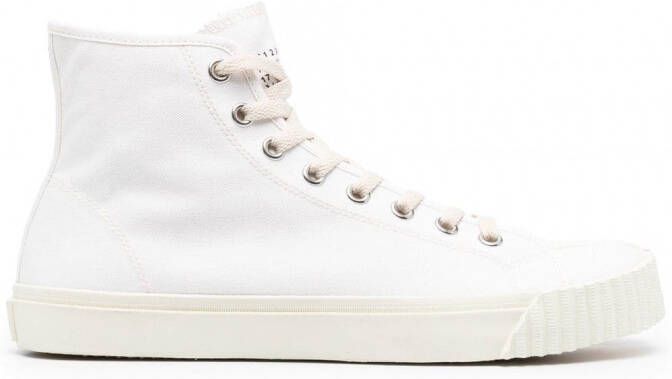 Maison Margiela Tabi high-top sneakers Wit