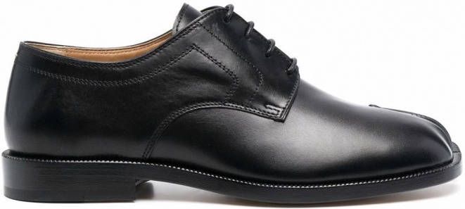 Maison Margiela Tabi leren brogues Zwart