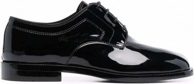 Maison Margiela Tabi lakleren brogues Zwart