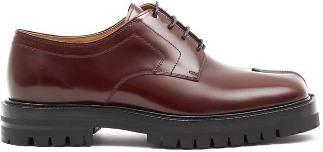 Maison Margiela Tabi derby veterschoenen Bruin