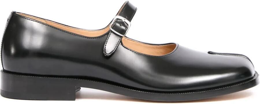 Maison Margiela Taby Mary-Jane leren loafers Zwart