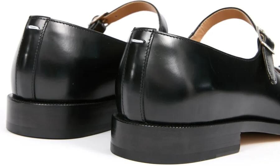 Maison Margiela Taby Mary-Jane leren loafers Zwart - Foto 3