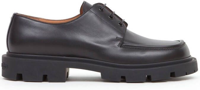 Maison Margiela Ivy leren derby schoenen Zwart