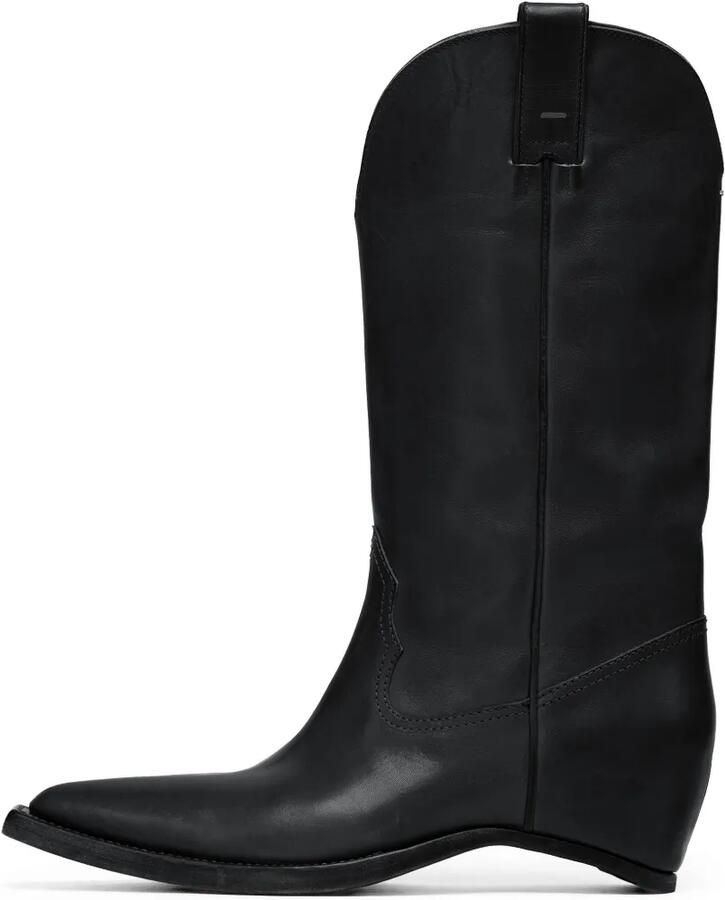 Maison Margiela Western laarzen zonder hak Zwart