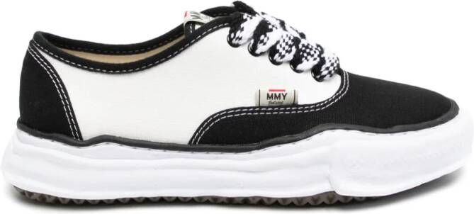 Maison Mihara Yasuhiro Baker canvas sneakers Zwart