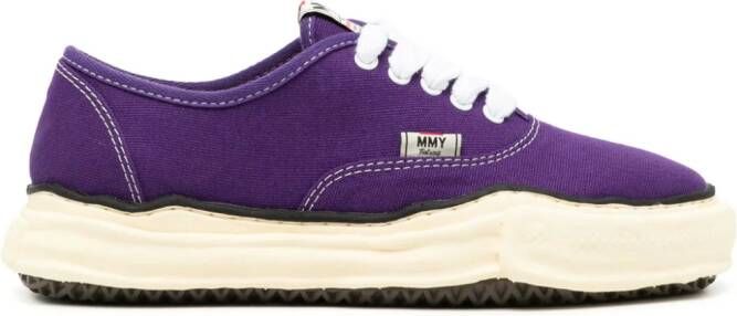 Maison MIHARA YASUHIRO Baker katoen-canvas sneakers Paars