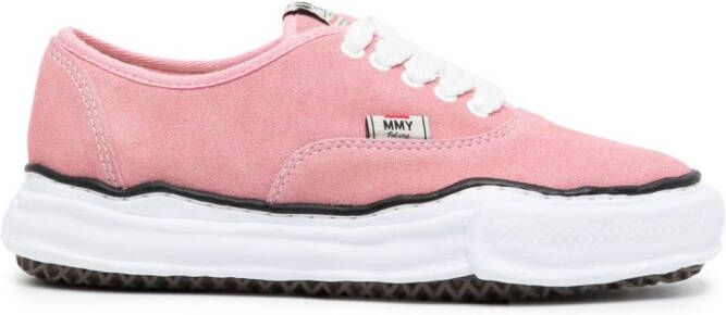 Maison Mihara Yasuhiro Baker OG suède sneakers Roze