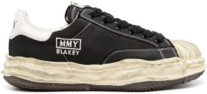 Maison Mihara Yasuhiro Blakey canvas sneakers Zwart