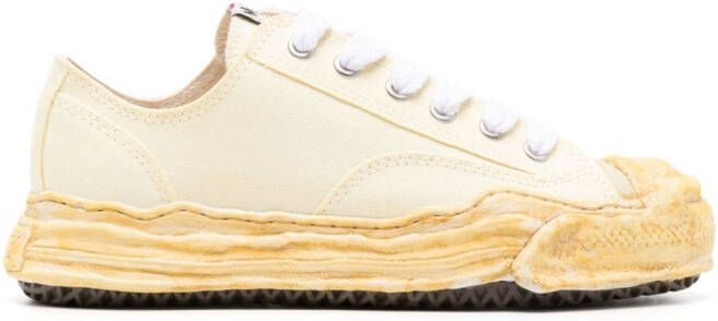 Maison MIHARA YASUHIRO Hank canvas sneakers Beige