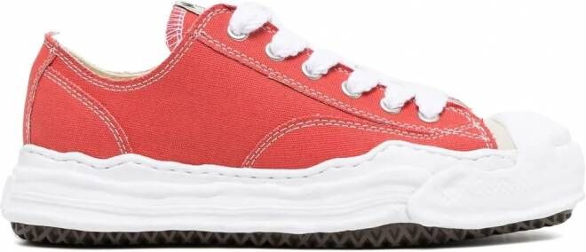 Maison MIHARA YASUHIRO Hank low-top sneakers Rood