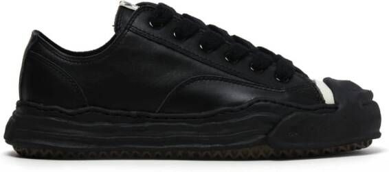 Maison Mihara Yasuhiro Hank OG Sole leren sneakers Zwart