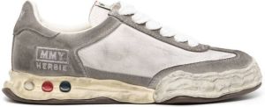 Maison Mihara Yasuhiro Herbie gerafelde sneakers Grijs
