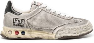 Maison Mihara Yasuhiro Herbie gerafelde sneakers Wit