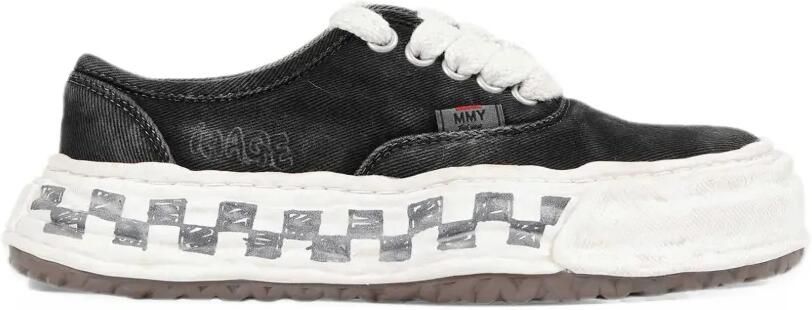Maison MIHARA YASUHIRO Baker 26 graffiti-sole sneakers Zwart