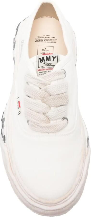 Maison MIHARA YASUHIRO Baker graffiti-sole low-top sneakers Wit - Foto 3