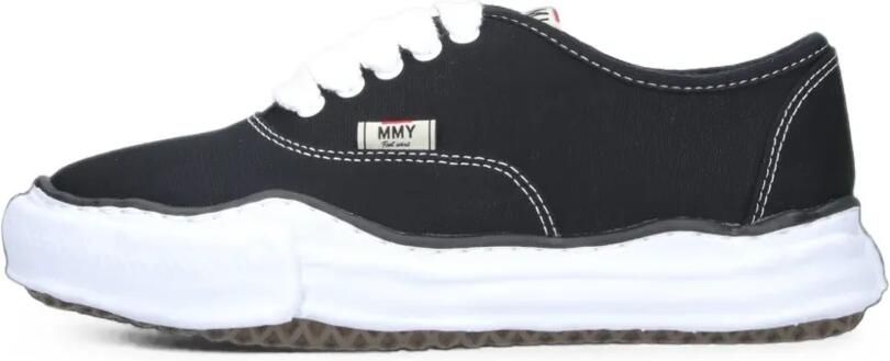 Maison MIHARA YASUHIRO "Baker" OG canvas low-top sneakers Zwart