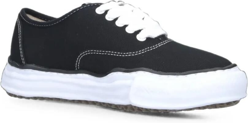 Maison MIHARA YASUHIRO "Baker" OG canvas low-top sneakers Zwart - Foto 3