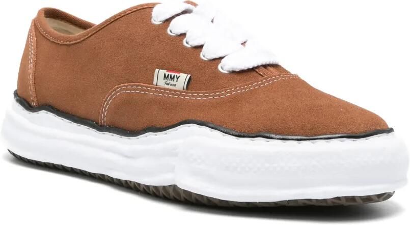 Maison MIHARA YASUHIRO Baker suède sneakers Bruin - Foto 2