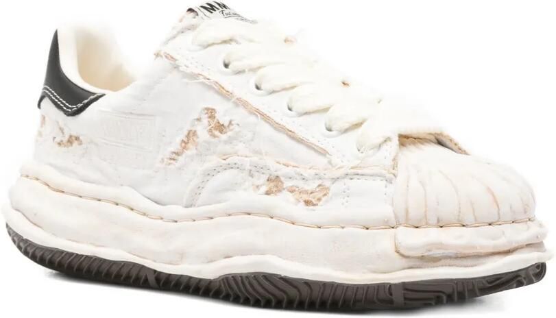 Maison MIHARA YASUHIRO Blakey gerafelde sneakers Wit - Foto 3