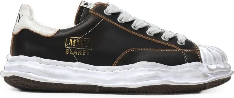 Maison MIHARA YASUHIRO Blakey leren sneakers Zwart