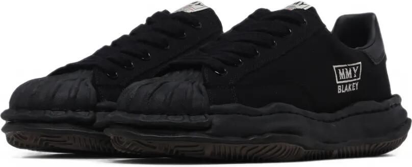Maison MIHARA YASUHIRO "BLAKEY" OG Sole canvas low-top sneakers Zwart - Foto 5