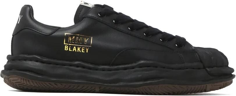 Maison MIHARA YASUHIRO Blakey OG Sole leren sneakers Zwart
