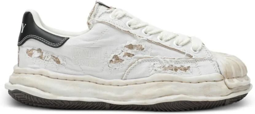 Maison MIHARA YASUHIRO Blakey OG Sole Ripped sneakers Wit