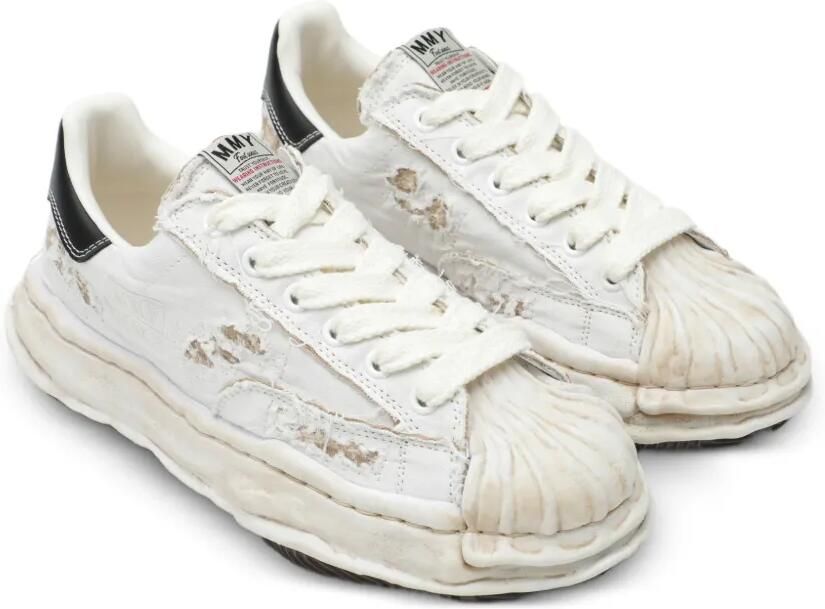 Maison MIHARA YASUHIRO Blakey OG Sole Ripped sneakers Wit - Foto 4