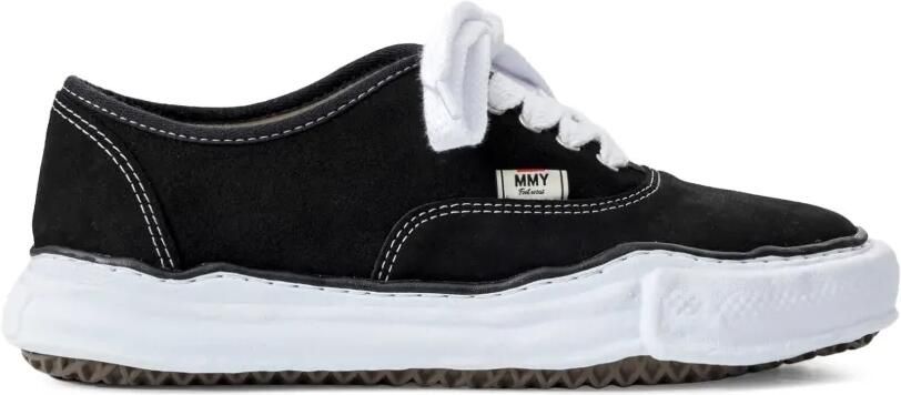 Maison MIHARA YASUHIRO Blakey OG Sole suède low-top sneakers Zwart