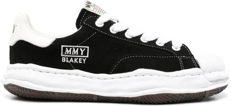 Maison MIHARA YASUHIRO Blakey sneakers met vervormde zool Zwart