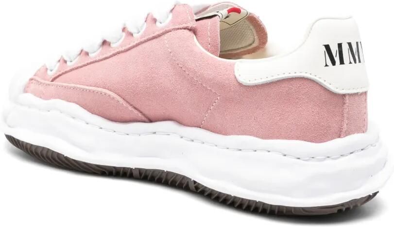 Maison MIHARA YASUHIRO Blakey suède sneakers Roze