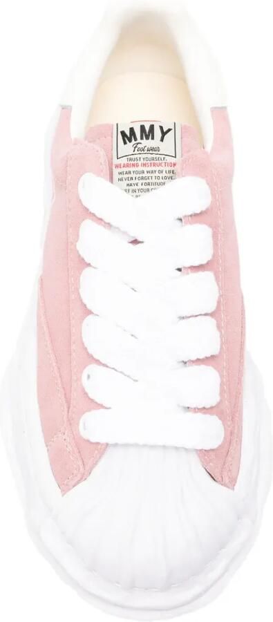 Maison MIHARA YASUHIRO Blakey suède sneakers Roze - Foto 3