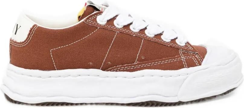 Maison MIHARA YASUHIRO canvas panelled sneakers Bruin