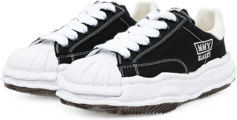 Maison MIHARA YASUHIRO Canvas sneakers Zwart - Foto 4