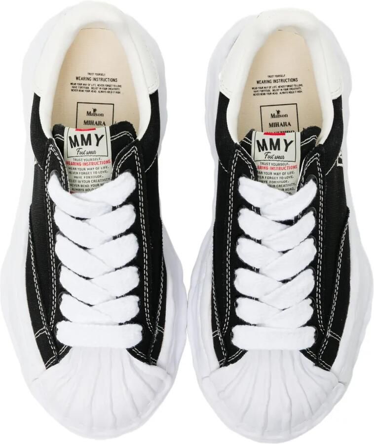 Maison MIHARA YASUHIRO Canvas sneakers Zwart - Foto 2