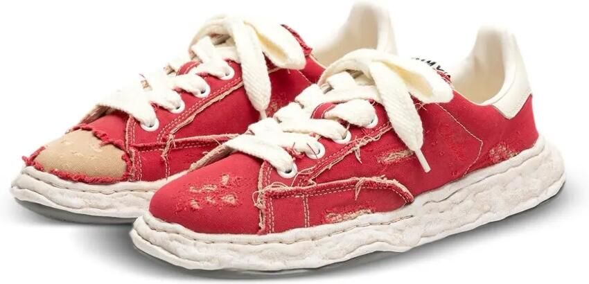 Maison MIHARA YASUHIRO Charles geverfde sneakers Rood - Foto 2