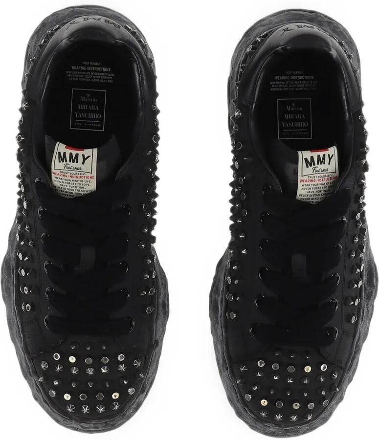 Maison MIHARA YASUHIRO Charles sneakers met studs Zwart - Foto 2